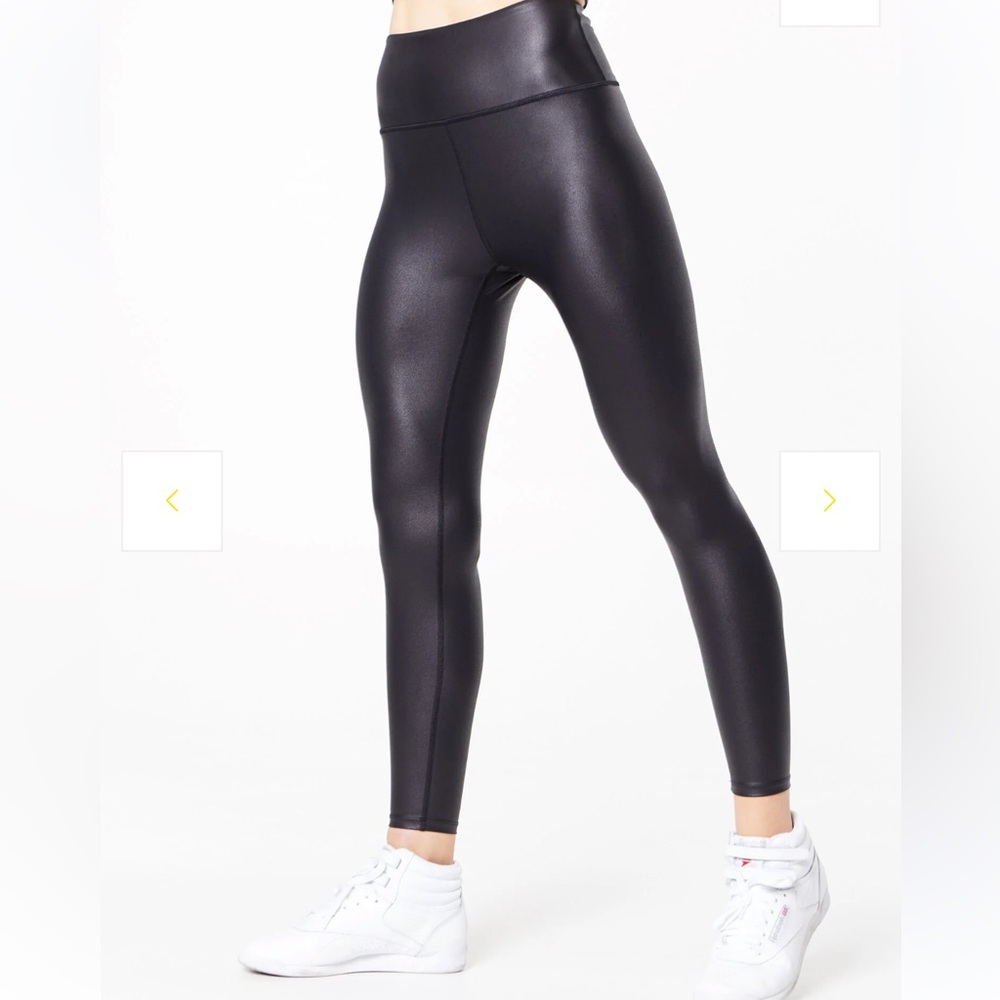 Soulcycle Leather Effect Podium Tight